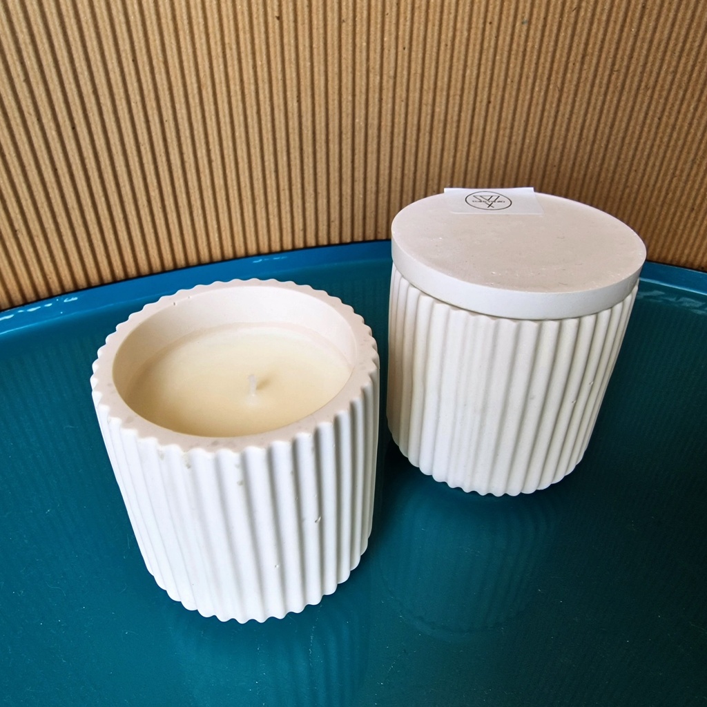 Bougie "Striée"