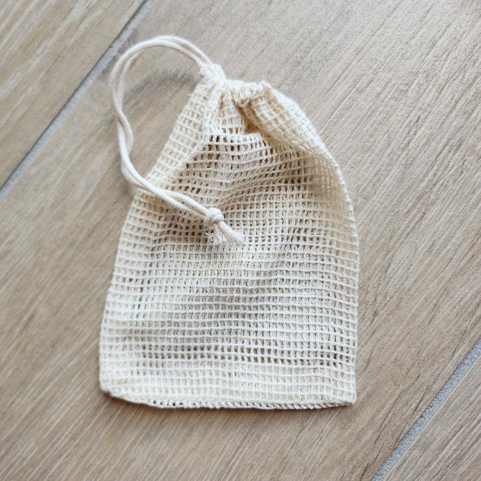 Filet à savon en coton