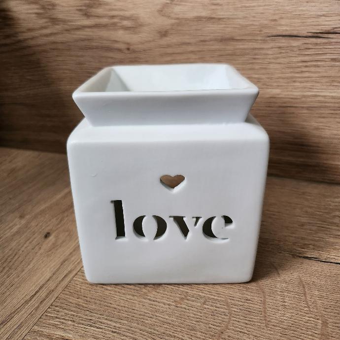 Brûleur LOVE blanc
