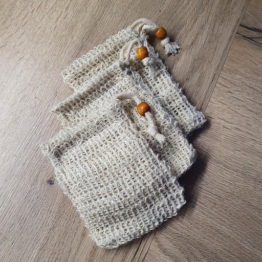 Sac exfoliant à savon