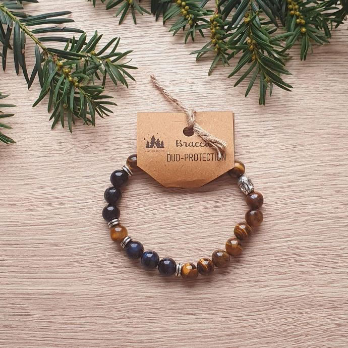 Bracelet DUO-PROTECTION argenté