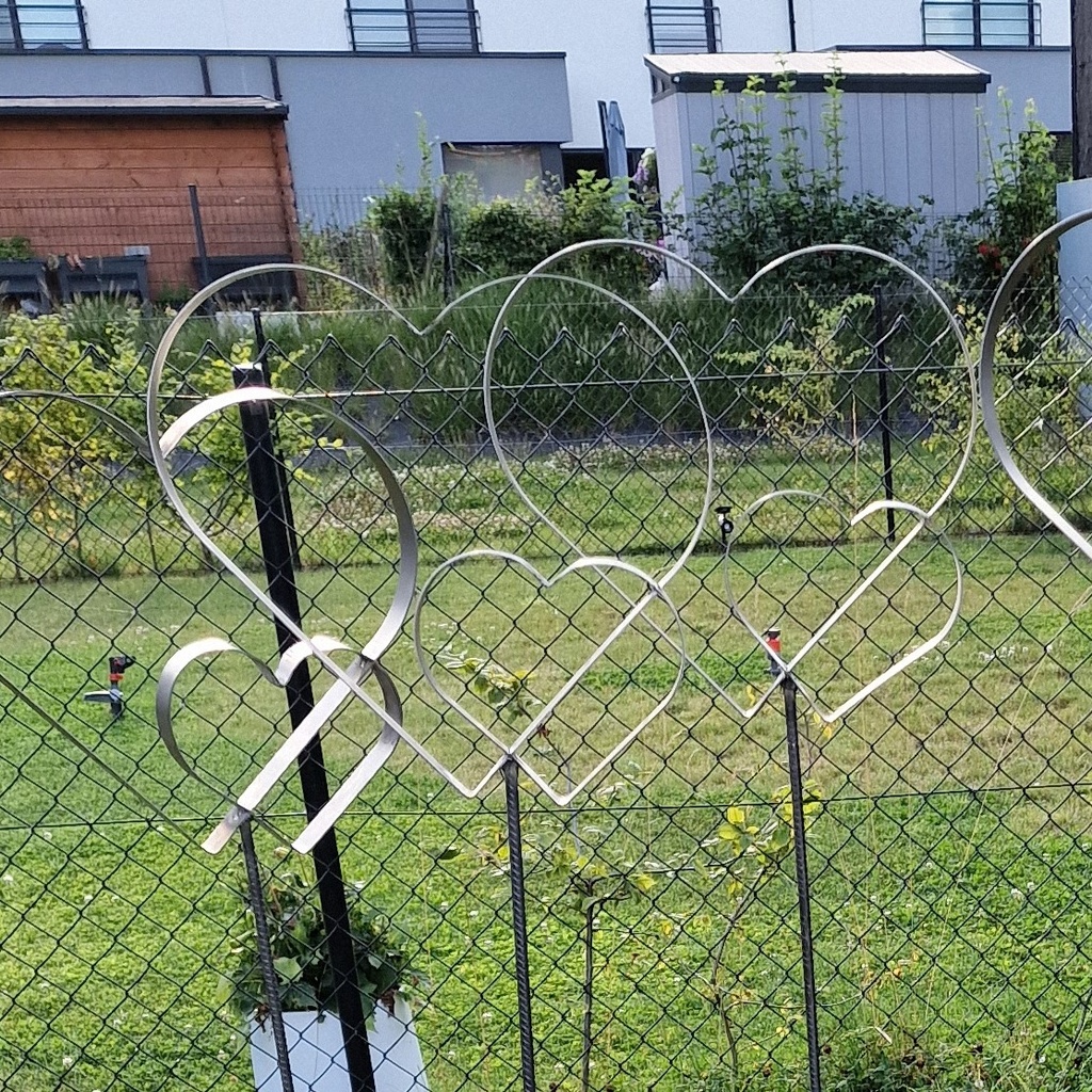 Double coeur (Côte à côte)