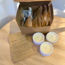 Kit bougie artisanale et naturelle (pour 3 bougies)