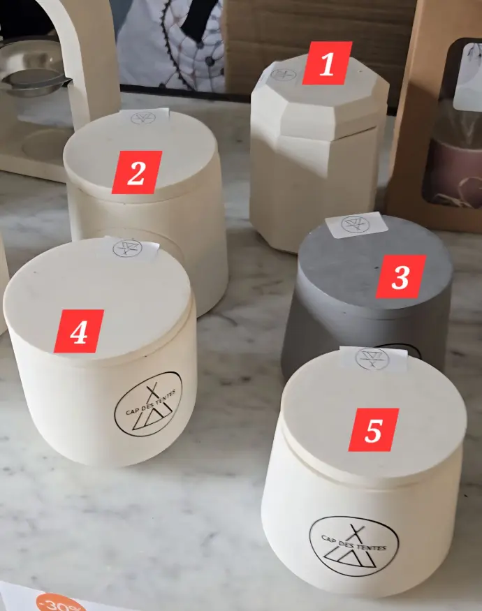 Bougie Vétiver (1 - Octogonal 25€)