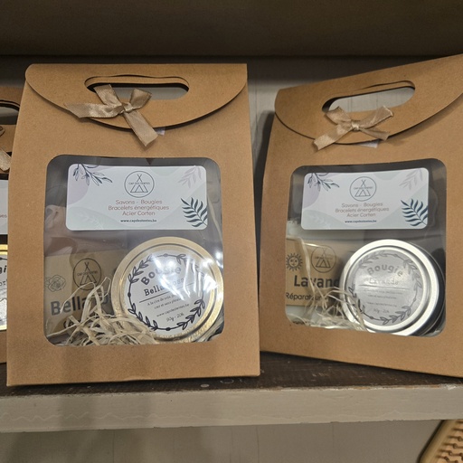 Pack "savon et sa bougie"